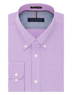 Men's Gingham Slim Fit Non Iron Dress Shirt