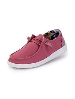 Women's Wendy Lace-Up Loafers Comfortable & Lightweight Ladies Shoes Multiple Sizes & Colors