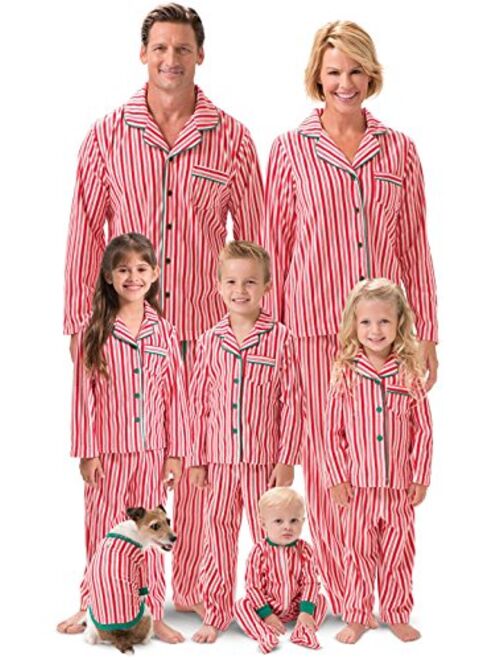 PajamaGram Family Matching Christmas Pajamas - Cozy Fleece, Navy Polar Bear