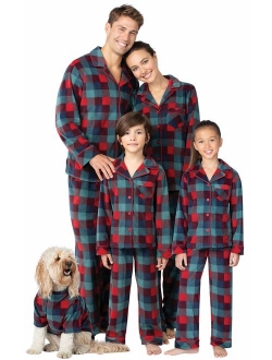 Christmas Pajamas for Family - Fleece Matching Pajamas, Red