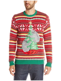 Men's Ugly Christmas Sloth Sweater