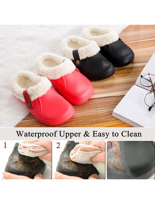 fur lined house boots