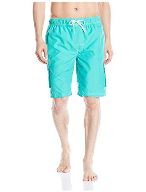 Kanu Surf Men's Barracuda Swim Trunks (Regular & Extended Sizes)