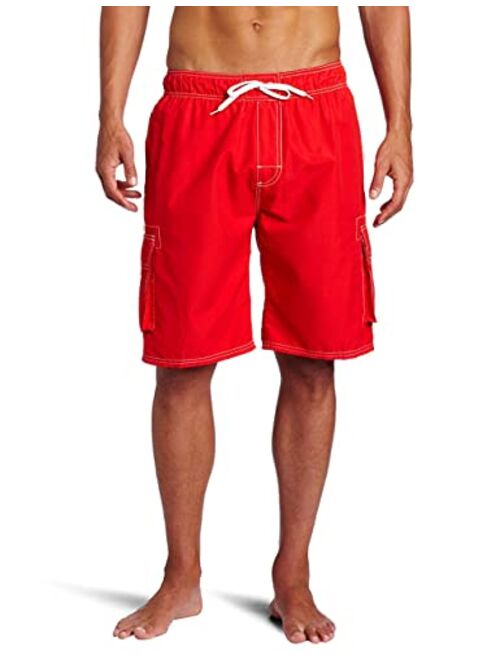 Kanu Surf Men's Barracuda Swim Trunks (Regular & Extended Sizes)