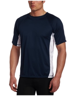 Men's Cb Rashguard UPF 50  Swim Shirt (Regular & Extended Sizes)