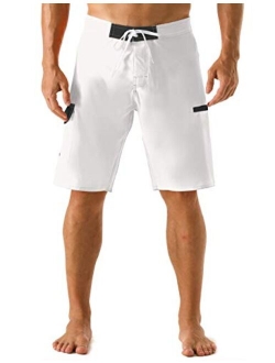 Nonwe Men's Sportwear Quick Dry Board Shorts with Lining