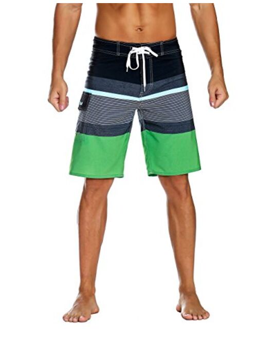 Buy Nonwe Men's Sportwear Quick Dry Board Shorts with Lining online ...