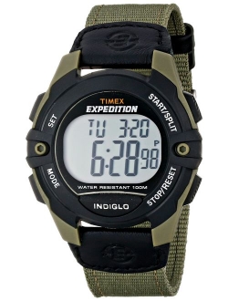 Men's Expedition Classic Digital Chrono Alarm Timer Full-Size Watch