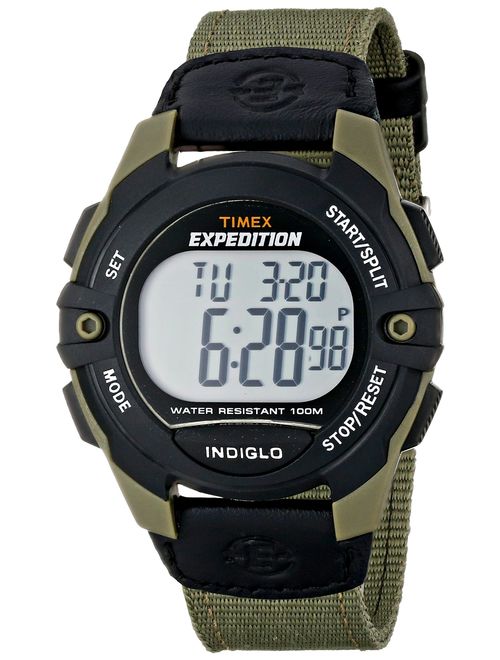 Timex Men's Expedition Classic Digital Chrono Alarm Timer Full-Size Watch