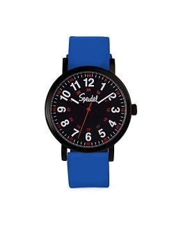 Original Scrub Watch 60340015 - Medical Scrub Colors, Easy Read Dial, Second Hand, Water Resistant