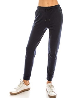 LA12ST Soft Jogger Pants Drawstring Pockets Lightweight Sweatpants