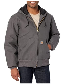 Men's Quilted Flannel Lined Duck Active Jacket