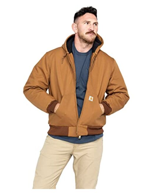 Carhartt Men's Quilted Flannel Lined Duck Active Jacket