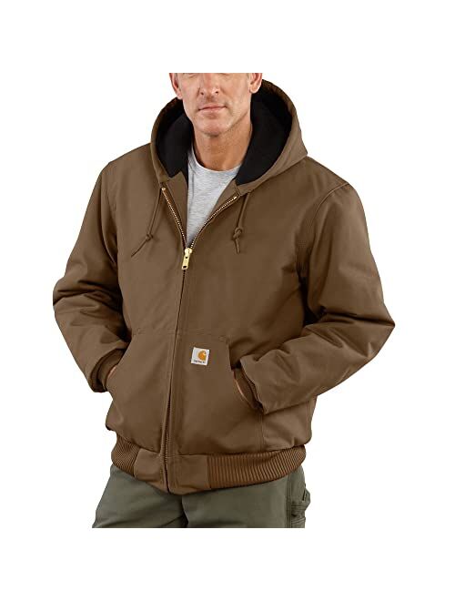 Carhartt Men's Quilted Flannel Lined Duck Active Jacket