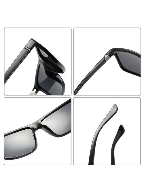 Polarized Sunglasses for Men Driving Mens Sunglasses Rectangular Vintage Sun Glasses For Men/Women