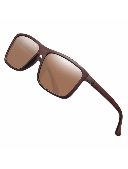 Polarized Sunglasses for Men Driving Mens Sunglasses Rectangular Vintage Sun Glasses For Men/Women