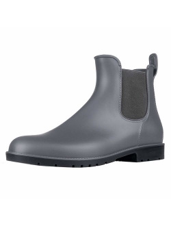 Asgard Women's Ankle Rain Boots Waterproof Chelsea Boots