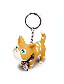 Silver Charm Cat Keychain Keyring Lover Key Chain Ring Bag Pendant Toy Handbag Accessories Gift by SamGreatWorld