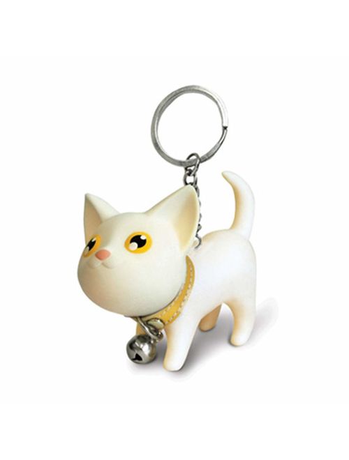 Silver Charm Cat Keychain Keyring Lover Key Chain Ring Bag Pendant Toy Handbag Accessories Gift by SamGreatWorld