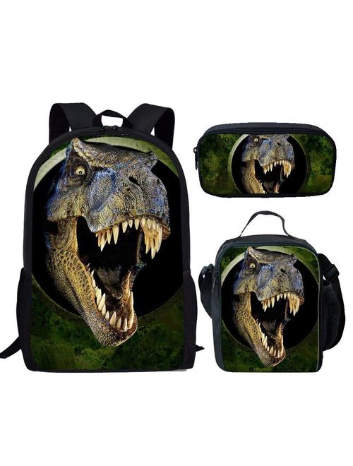 HUGS IDEA Stylish 3D Animal Lunch Bags for Kids Small Lunchboxes