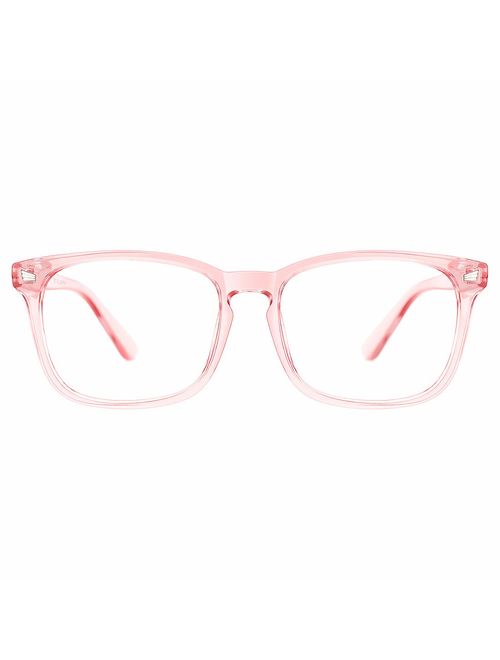 TIJN Unisex Stylish Square Non-Prescription Eyeglasses Glasses Clear Lens Women Men Eyewear