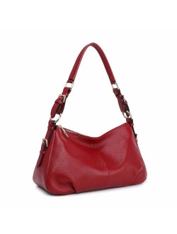 Kattee Soft Leather Hobo Purse for Women, Genuine Vintage Shoulder Bag