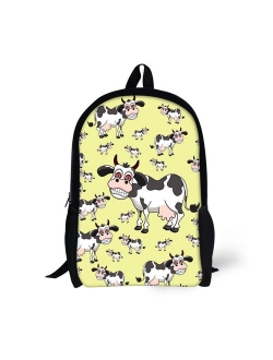 HUGS IDEA Cute Dog Printing Children Bookbag Animal Kids Backpack Back to School