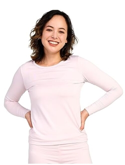 Women Thermal Shirt (Pack 1 & 2) Top Long Sleeve Undershirt Crew Neck Lightweight Midweight Heavyweight L15/L39/L42