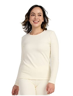 Women Thermal Shirt (Pack 1 & 2) Top Long Sleeve Undershirt Crew Neck Lightweight Midweight Heavyweight L15/L39/L42