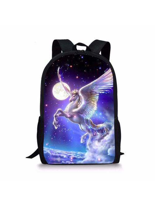 Coloranimal Universe Planets Printing Galaxy Backpack for Kids Back to School