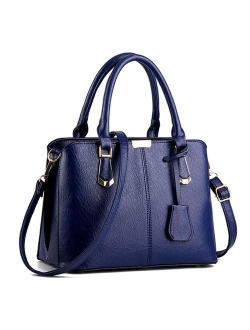 Purses and Handbags for Women Fashion Messenger Bag Ladies PU Leather Top Handle Satchel Shoulder Tote Bags