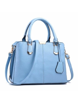 Purses and Handbags for Women Fashion Messenger Bag Ladies PU Leather Top Handle Satchel Shoulder Tote Bags