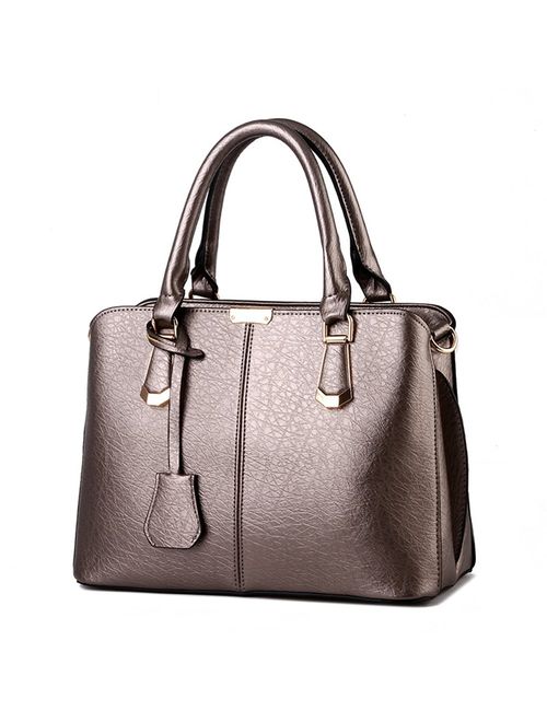 Purses and Handbags for Women Fashion Messenger Bag Ladies PU Leather Top Handle Satchel Shoulder Tote Bags