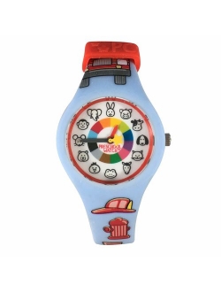 Preschool Watch - The Only Analog Kids Watch Preschoolers Understand! Quality Teaching/Learning Time Silicone Watch with Glow-in-The-Dark Dial & Japan Movement