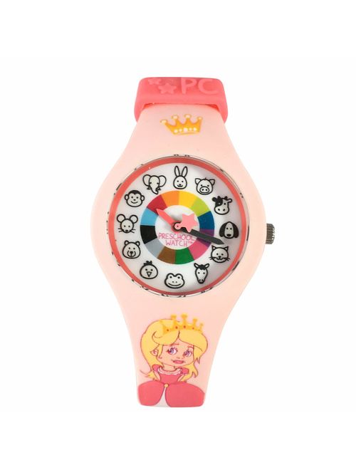 Preschool Watch - The Only Analog Kids Watch Preschoolers Understand! Quality Teaching/Learning Time Silicone Watch with Glow-in-The-Dark Dial & Japan Movement