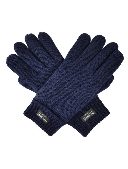 Bruceriver Ladie's Wool Knit Gloves with Thinsulate Lining