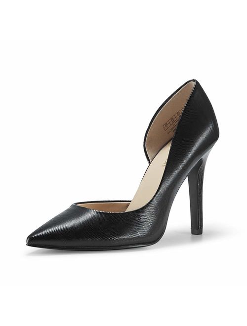 JENN ARDOR Pointed, Closed Toe Classic Slip On Stiletto High Heel Dress Pumps