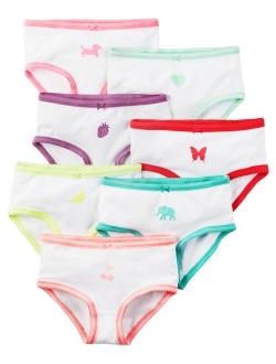 Girls' 7-Pack Print Days Underwear