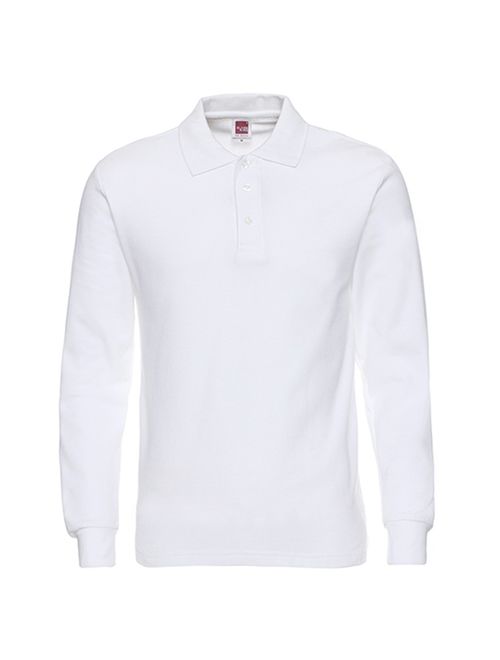 NeedBo Men's Long Sleeve Casual Solid Golf Polo Shirt