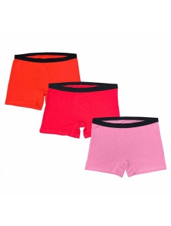 SEVIM Women's 3 Pack Comfortable Cotton Bike Yoga Boxer Brief Boyshort