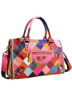 On Clearance Heshe Womens Multi-color Shoulder Bag Hobo Tote Handbag Cross Body Purse