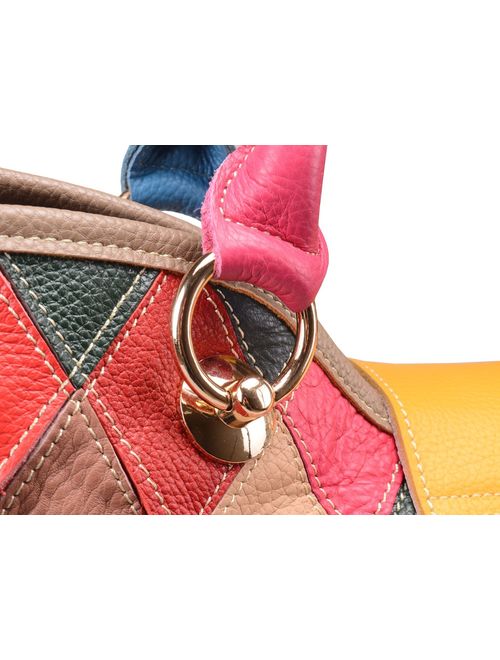 On Clearance Heshe Womens Multi-color Shoulder Bag Hobo Tote Handbag Cross Body Purse