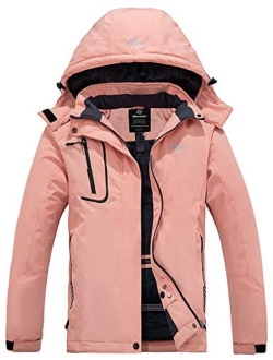 Wantdo Women's Mountain Waterproof Ski Rain Jacket