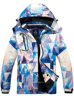 Wantdo Women's Mountain Waterproof Ski Rain Jacket