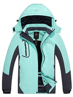 Wantdo Women's Mountain Waterproof Ski Rain Jacket