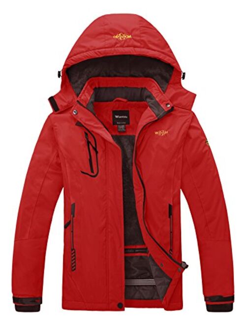 Wantdo Women's Mountain Waterproof Ski Rain Jacket