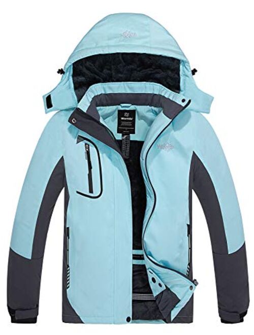 Wantdo Women's Mountain Waterproof Ski Rain Jacket