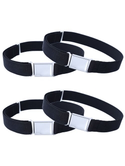 4PCS Kids Boys Adjustable Magnetic Belt - Elastic Belt with Easy Magnetic Buckle