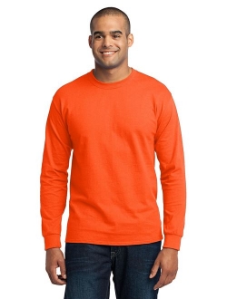 Port & Company Men's Tall Long Sleeve 50/50 Cotton/Poly T Shirt