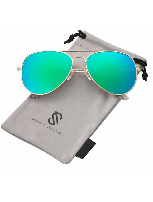 SOJOS Classic Aviator Polarized Sunglasses Mirrored UV400 Lens SJ1054